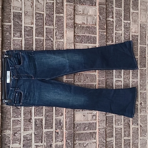 Abercrombie and Fitch Dark Flare Jeans Size 8 W 29 - Picture 1 of 8
